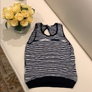 Breezy striped tank top